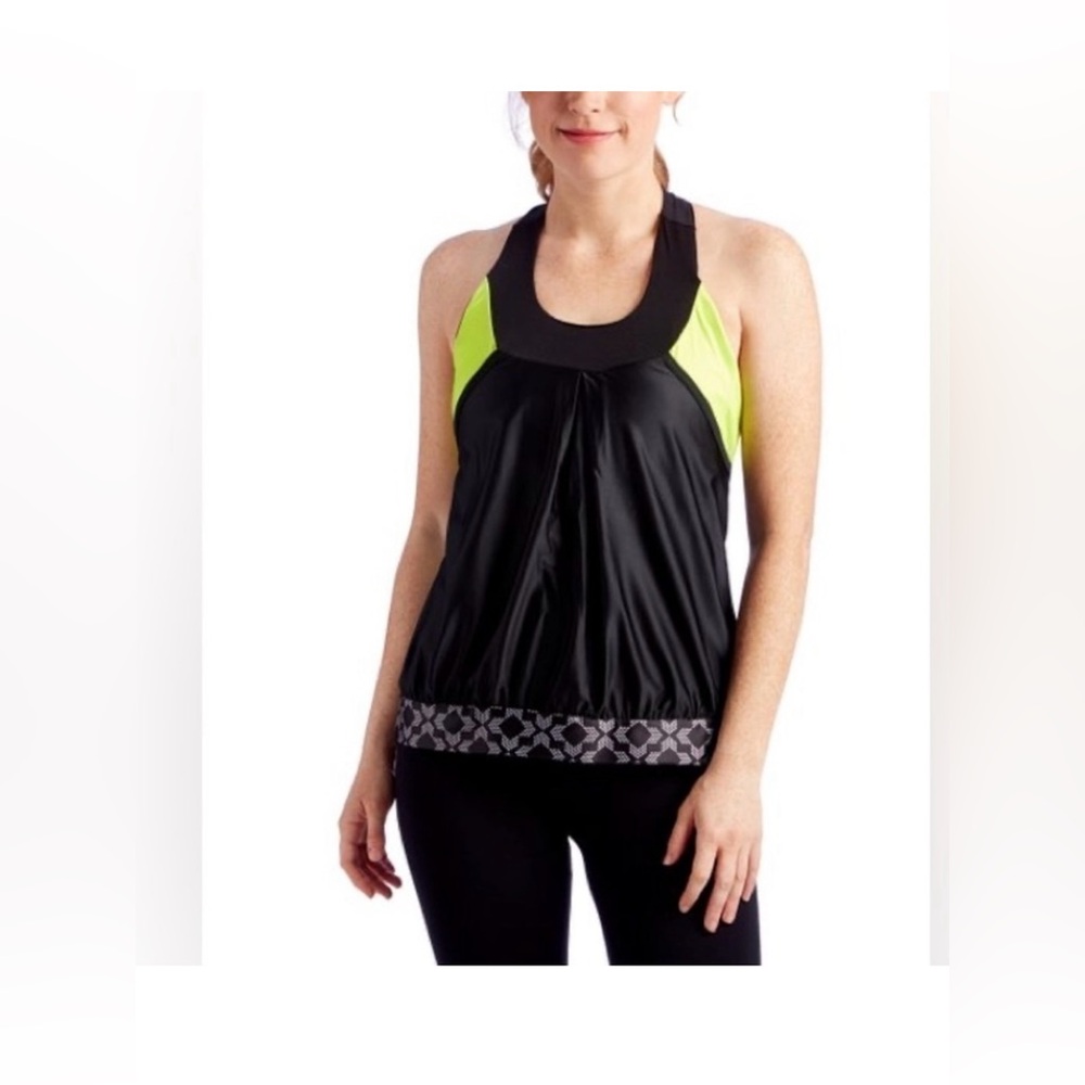 Moxie Cycling Black & Yellow High Visibility Lumenex Tank Size Medium